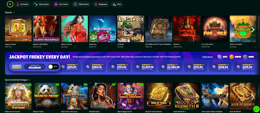 Reblz Casino oddsbonus med live-odds
